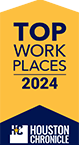 Houston Chronicle Top Work Places Badge